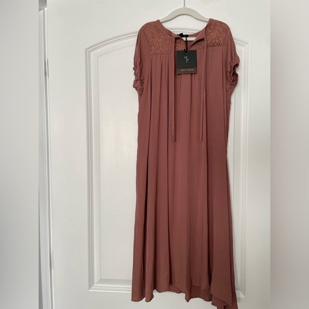 BAMBOO Kids Formal Dress in Dusty Rose